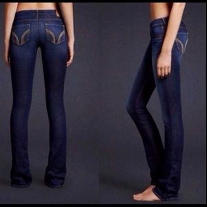 HOLLISTER BOOT HIGH RISE JEANS (JUNIORS)